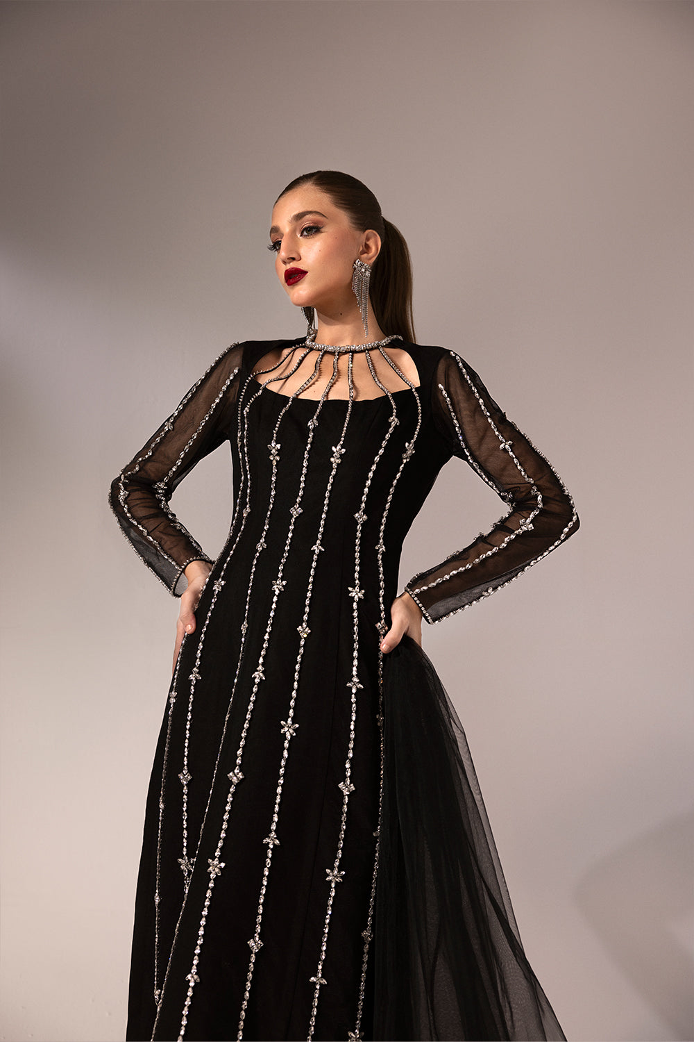 Caia | Regine Luxury Formal’23 | MIDNIGHT - Khanumjan  Pakistani Clothes and Designer Dresses in UK, USA