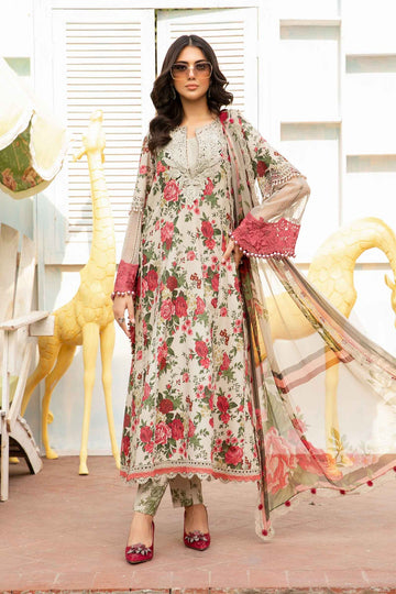 Maria.B | M Print Eid Edit | MPT-2204-B - Khanumjan Pakistani Clothes and Designer Dresses in UK, USA