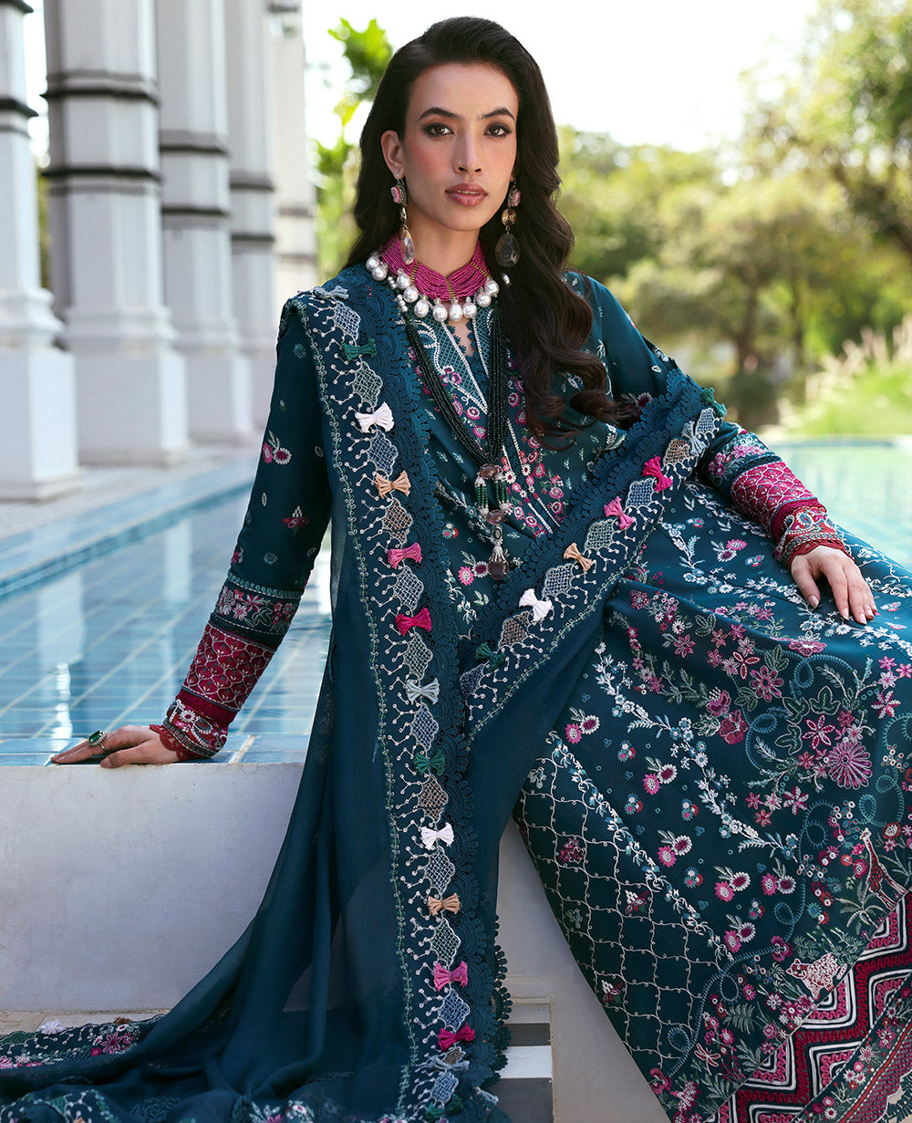 Republic Womenswear | Kalani Eid Luxury Lawn 25 | D6-A - Selene