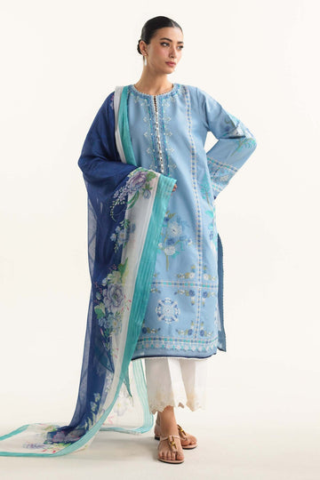 Zara Shahjahan | Coco Lawn Vol 2 | DAHLIA-1B - Khanumjan Pakistani Clothes and Designer Dresses in UK, USA