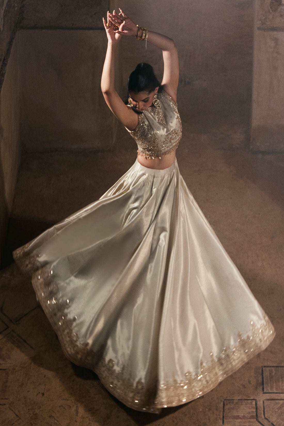 Mina Kashif | Virsa Wedding Formals | Mehreen-dull gold