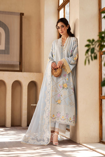 Maryam Hussain | Luxury Lawn 25 | Ocean