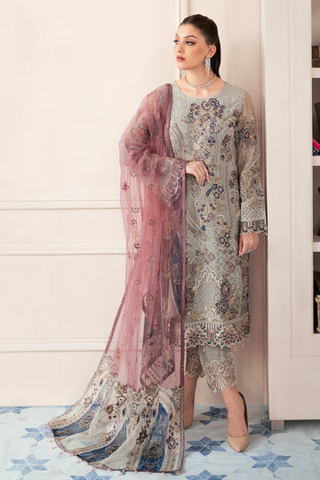 Ramsha | Rangoon Chiffon Collection 24 | D-907 - Khanumjan Pakistani Clothes and Designer Dresses in UK, USA