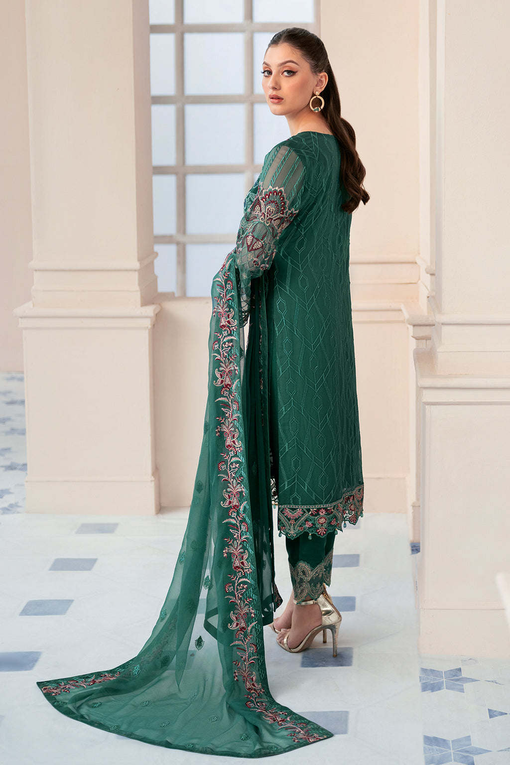 Ramsha | Rangoon Chiffon Collection 24 | D-908 - Khanumjan  Pakistani Clothes and Designer Dresses in UK, USA