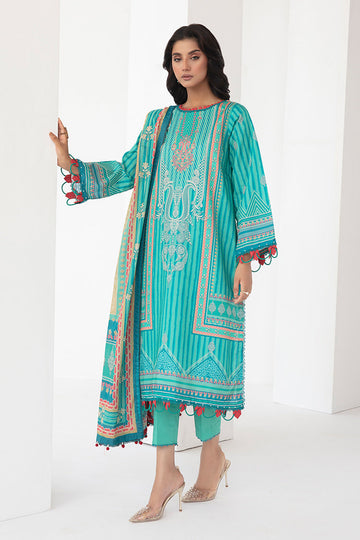 Ellena | Printed Lawn Collection | D18 - Khanumjan Pakistani Clothes and Designer Dresses in UK, USA