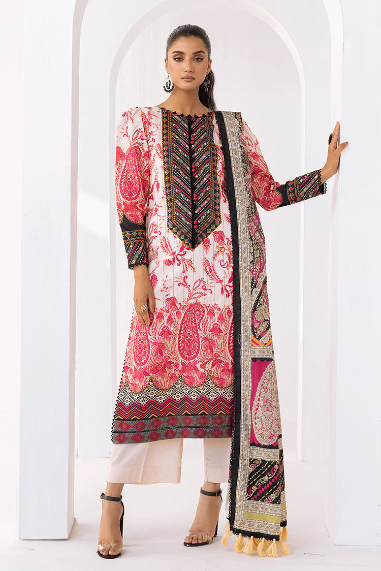 Ellena | Printed Lawn Collection | D32 - Khanumjan  Pakistani Clothes and Designer Dresses in UK, USA