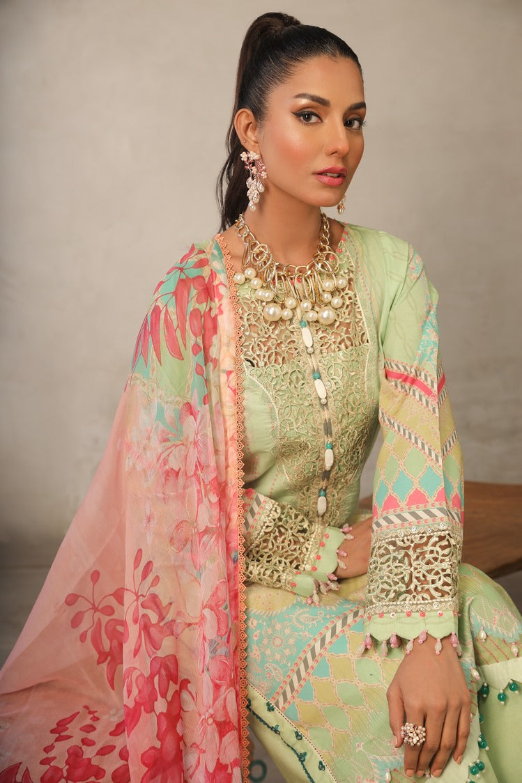 Ellena | Printed Lawn Collection | D01 - Khanumjan  Pakistani Clothes and Designer Dresses in UK, USA