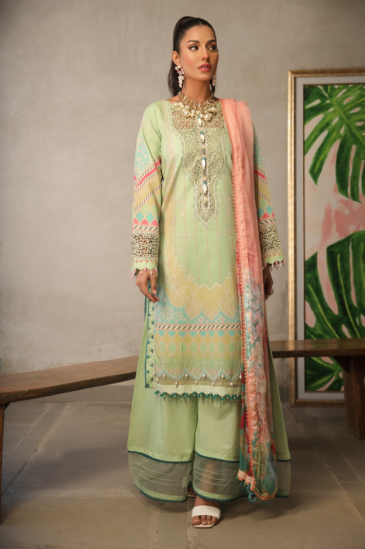 Ellena | Printed Lawn Collection | D01 - Khanumjan  Pakistani Clothes and Designer Dresses in UK, USA
