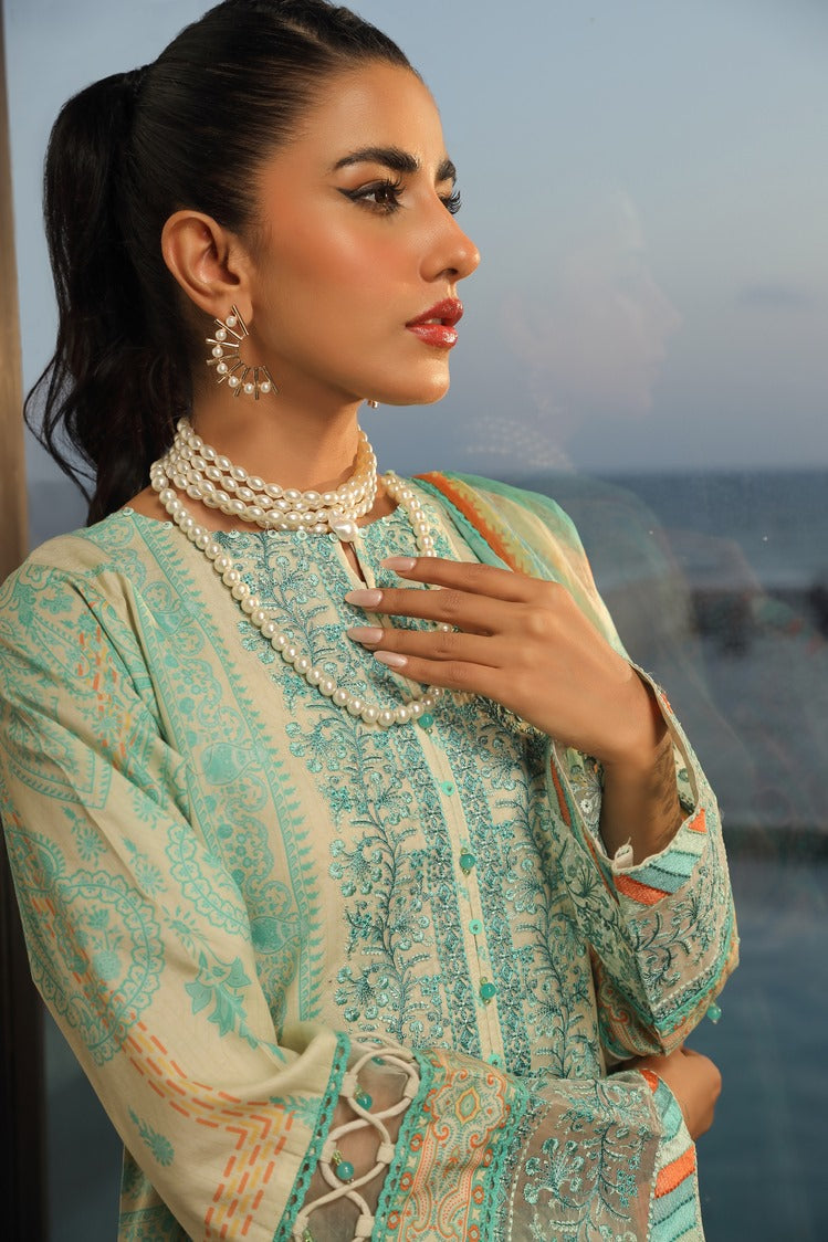 Ellena | Printed Lawn Collection | D04 - Khanumjan  Pakistani Clothes and Designer Dresses in UK, USA