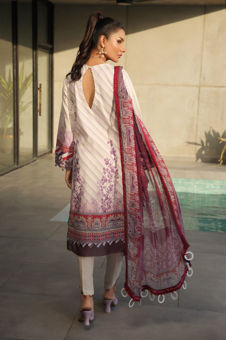 Ellena | Printed Lawn Collection | D07 - Khanumjan  Pakistani Clothes and Designer Dresses in UK, USA