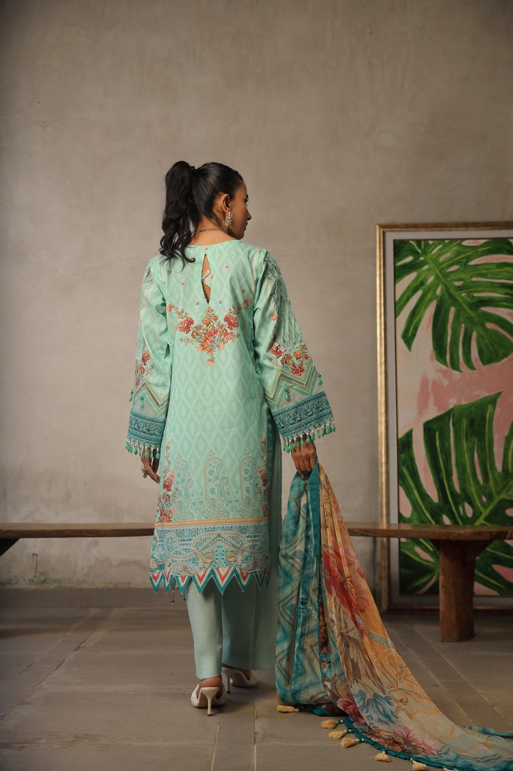 Ellena | Printed Lawn Collection | D09 - Khanumjan  Pakistani Clothes and Designer Dresses in UK, USA