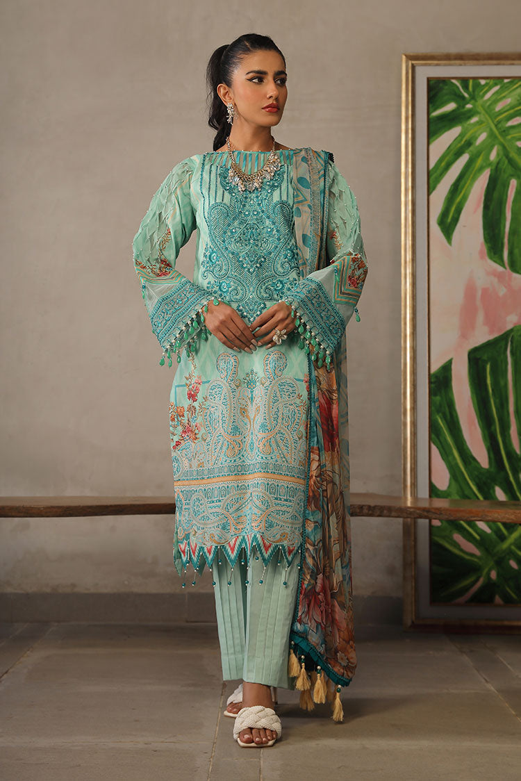 Ellena | Printed Lawn Collection | D09 - Khanumjan  Pakistani Clothes and Designer Dresses in UK, USA