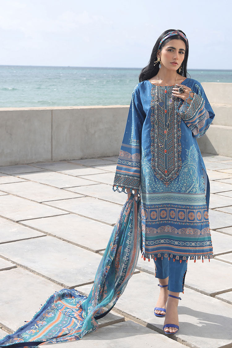 Ellena | Printed Lawn Collection | D10 - Khanumjan  Pakistani Clothes and Designer Dresses in UK, USA