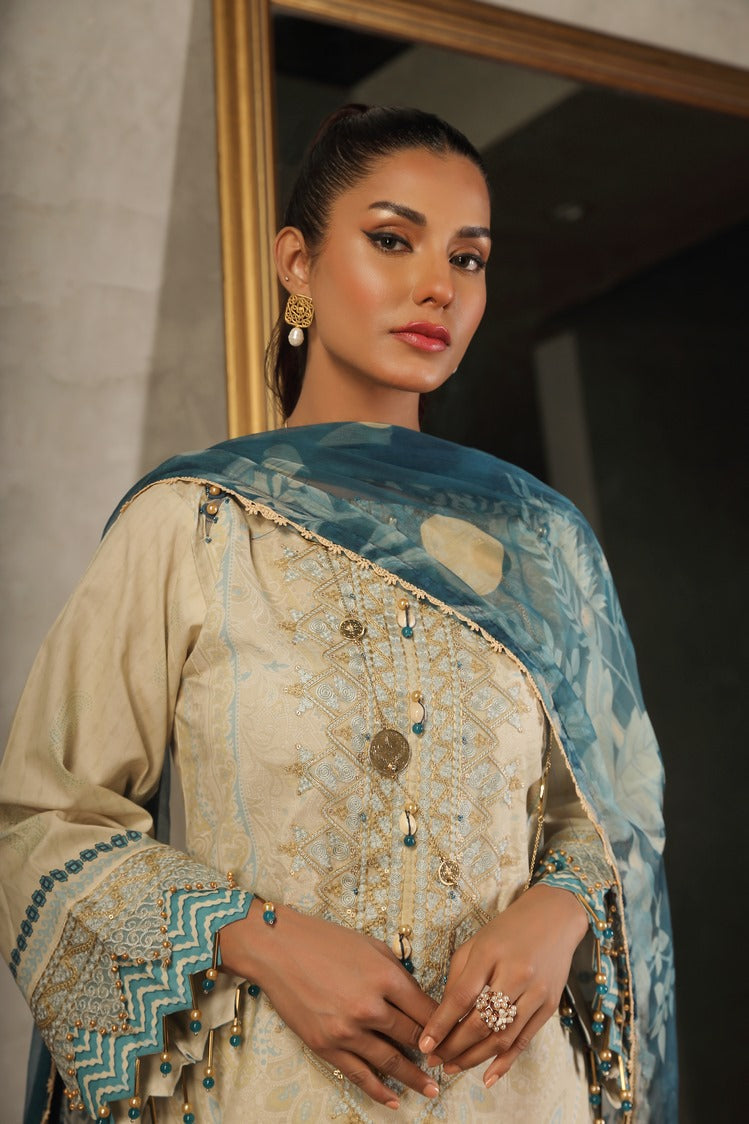 Ellena | Printed Lawn Collection | D11 - Khanumjan  Pakistani Clothes and Designer Dresses in UK, USA