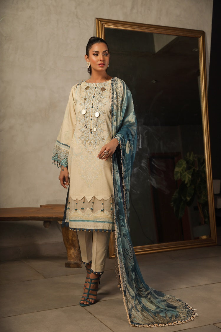 Ellena | Printed Lawn Collection | D11 - Khanumjan  Pakistani Clothes and Designer Dresses in UK, USA