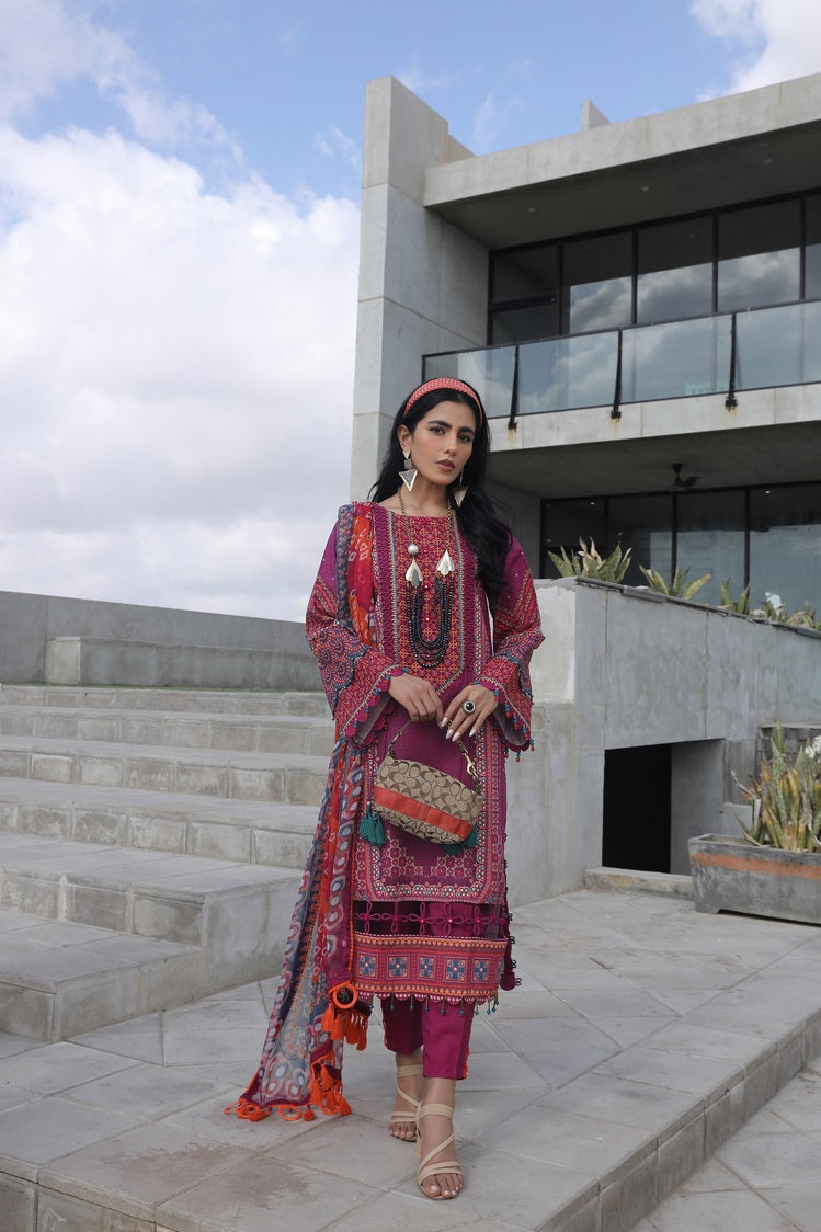 Ellena | Printed Lawn Collection | D12 - Khanumjan  Pakistani Clothes and Designer Dresses in UK, USA