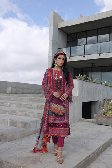 Ellena | Printed Lawn Collection | D12 - Khanumjan Pakistani Clothes and Designer Dresses in UK, USA