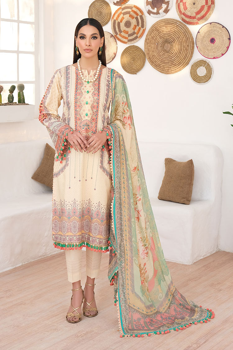 Ellena | Printed Lawn Collection | D15 - Khanumjan  Pakistani Clothes and Designer Dresses in UK, USA