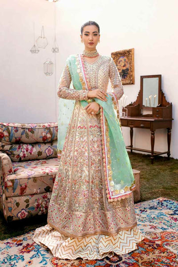 Ezra | Wedding Collection | Sage - Khanumjan Pakistani Clothes and Designer Dresses in UK, USA
