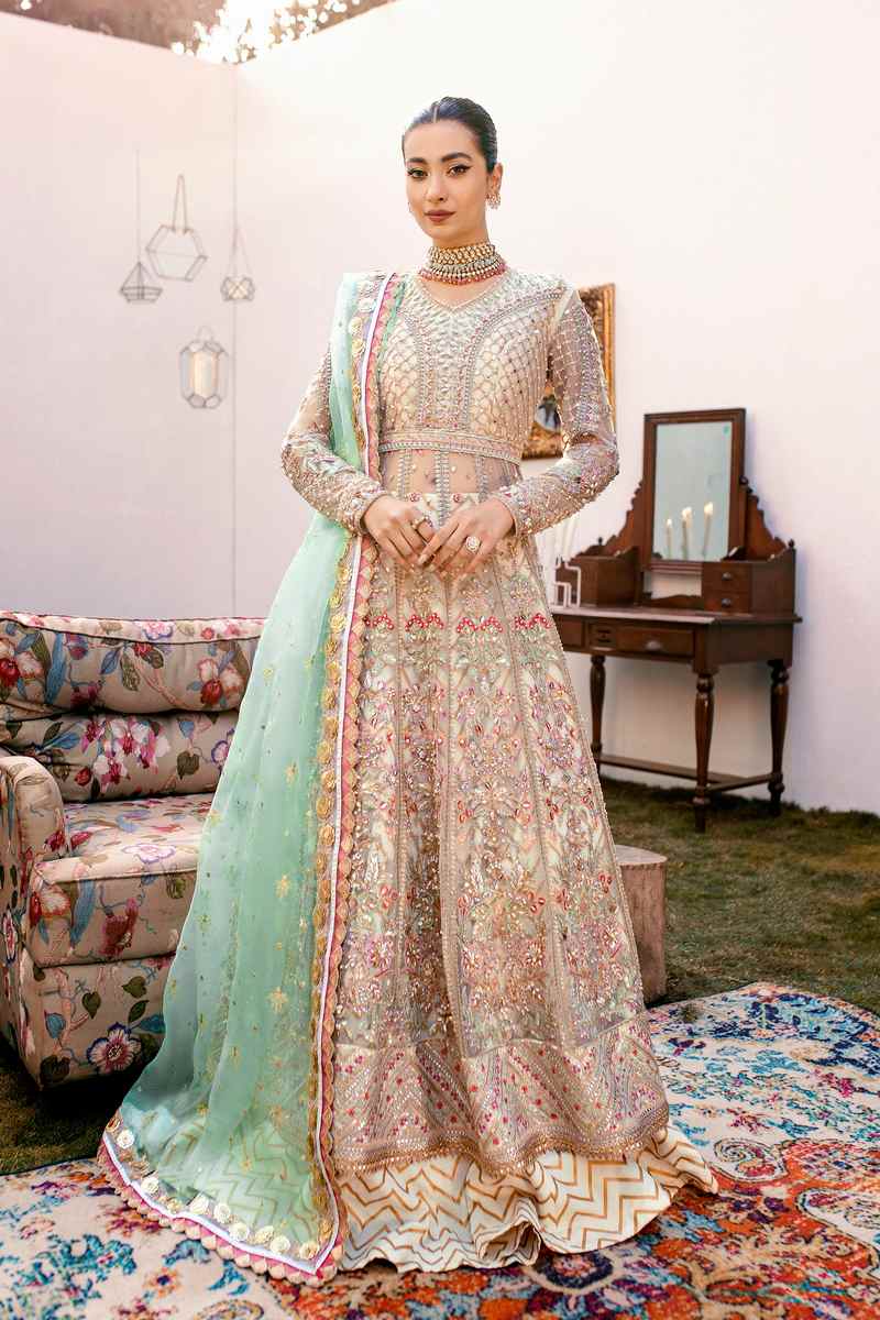 Ezra | Wedding Collection | Sage - Khanumjan  Pakistani Clothes and Designer Dresses in UK, USA