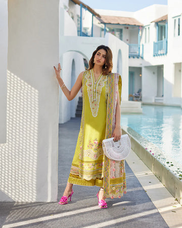 Faiza Saqlain | Liliana Luxury Lawn 24 | Estera - Khanumjan Pakistani Clothes and Designer Dresses in UK, USA
