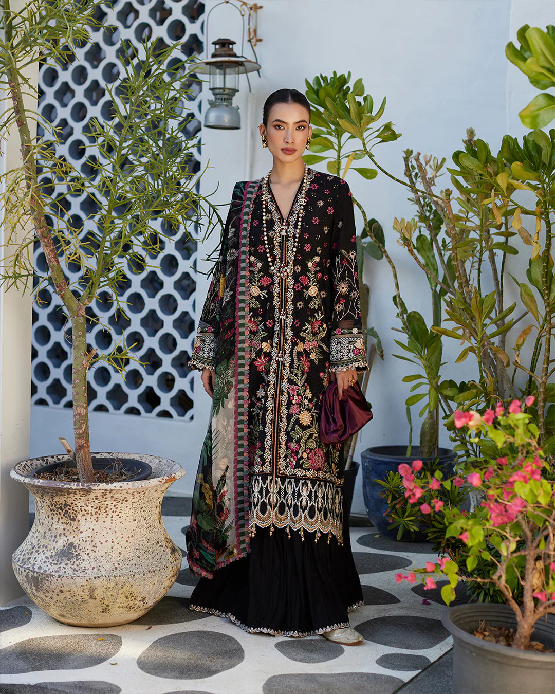 Faiza Saqlain | Liliana Luxury Lawn 24 | Merle - Khanumjan  Pakistani Clothes and Designer Dresses in UK, USA
