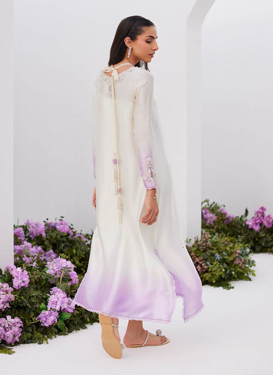 Farah Talib Aziz | Zaza Luxe Pret 24 | LYA IVORY EMBELLISHED RAW SILK SHIRT AND DUPATTA - Khanumjan  Pakistani Clothes and Designer Dresses in UK, USA