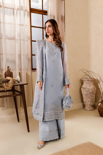 Farasha | Ritzier Festive Formals | Cosmic Sky - Khanumjan Pakistani Clothes and Designer Dresses in UK, USA