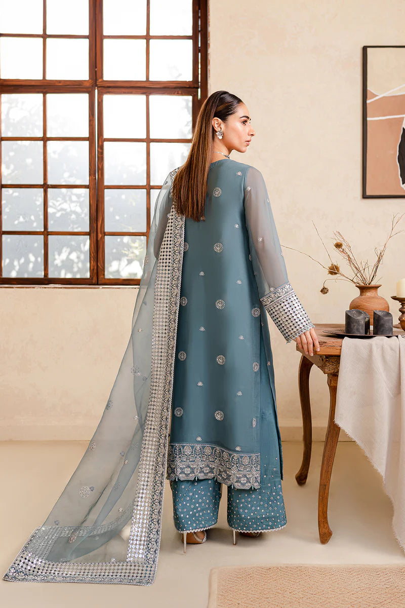 Farasha | Ritizer Festive Formals | Aqua Flora - Khanumjan  Pakistani Clothes and Designer Dresses in UK, USA