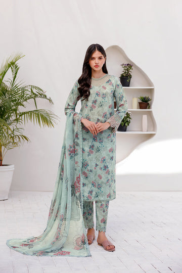 Farasha | Printed Essentials | MINT BREEZE - Khanumjan Pakistani Clothes and Designer Dresses in UK, USA