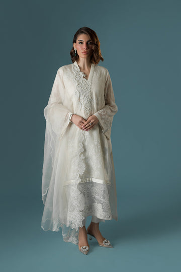 Ammara Khan | Flo 25 | Chandni Rani Long Kurta Set (D-11)