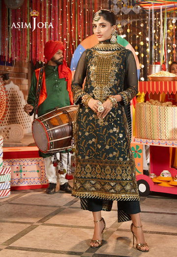 Asim Jofa | Chamak Damak Festive 24 | AJCD-18 - Khanumjan Pakistani Clothes and Designer Dresses in UK, USA