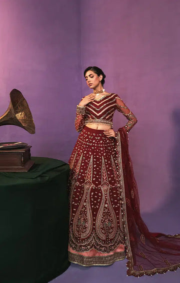 Gisele | Zarish Festive Collection 23 | Lalzari - Khanumjan Pakistani Clothes and Designer Dresses in UK, USA