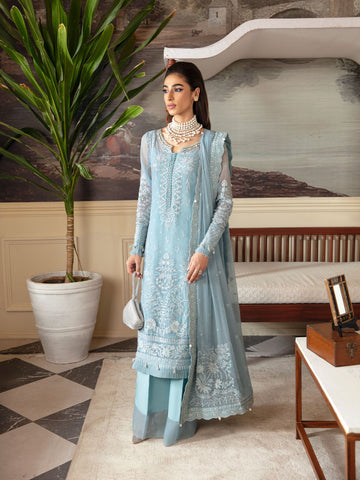 Gulaal | Embroidered Chiffon 23 | CALYPSO GL-EC-23V1-05 - Khanumjan Pakistani Clothes and Designer Dresses in UK, USA
