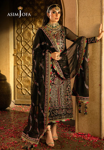 Asim Jofa | Velvet Festive 23 | AJVF-01 - Khanumjan Pakistani Clothes and Designer Dresses in UK, USA