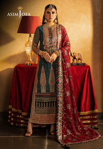 Asim Jofa | Velvet Festive 23 | AJVF-10 - Khanumjan Pakistani Clothes and Designer Dresses in UK, USA