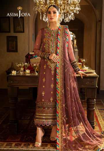 Asim Jofa | Velvet Festive 23 | AJVF-02 - Khanumjan Pakistani Clothes and Designer Dresses in UK, USA