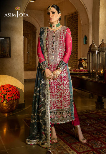 Asim Jofa | Velvet Festive 23 | AJVF-06 - Khanumjan Pakistani Clothes and Designer Dresses in UK, USA