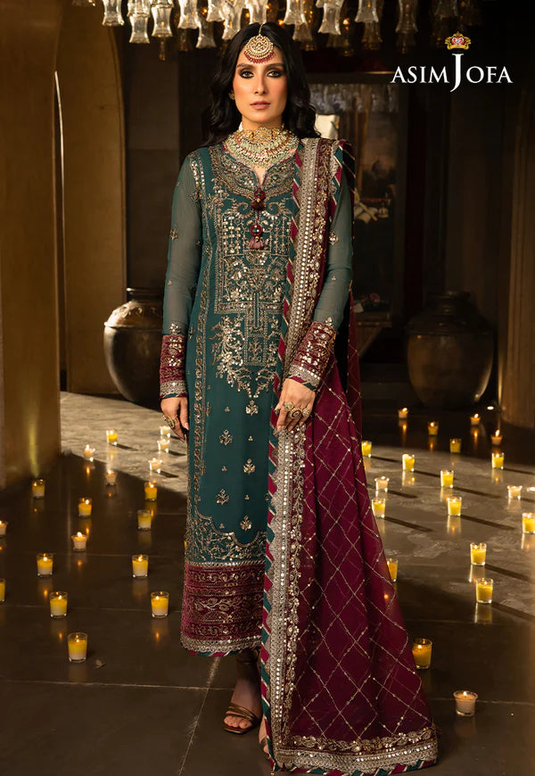 Asim Jofa | Velvet Festive 23 | AJVF-09 - Khanumjan  Pakistani Clothes and Designer Dresses in UK, USA