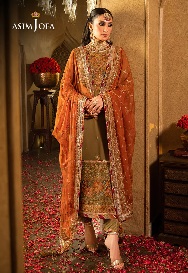 Asim Jofa | Velvet Festive 23 | AJVF-08 - Khanumjan  Pakistani Clothes and Designer Dresses in UK, USA