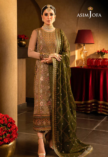 Asim Jofa | Velvet Festive 23 | AJVF-05 - Khanumjan Pakistani Clothes and Designer Dresses in UK, USA