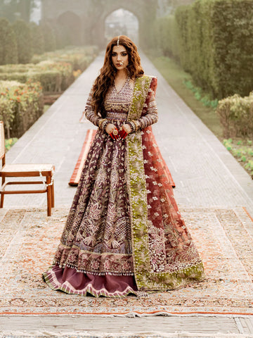 Maryam Hussain | Gulaab Wedding Formals 24 | Ronak - Khanumjan  Pakistani Clothes and Designer Dresses in UK, USA