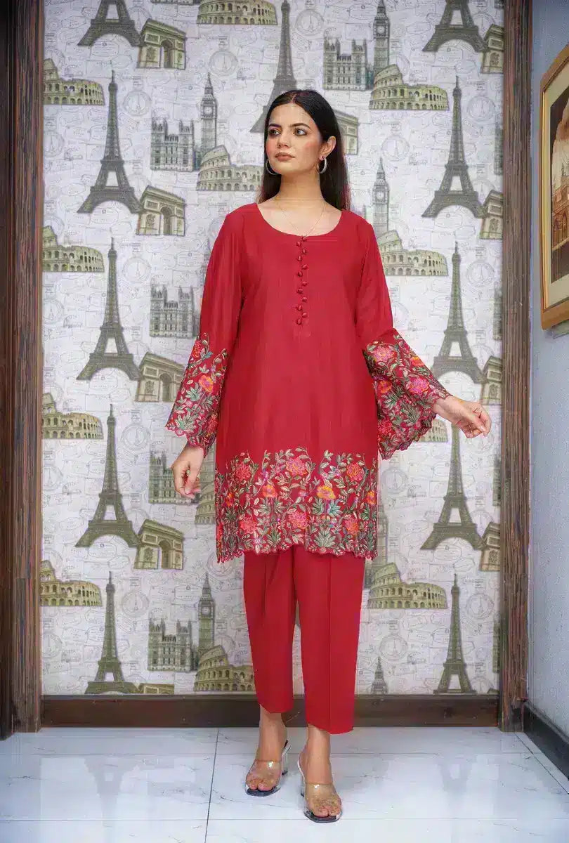 Hoorain Basics | Slub Winter 23 | HB-MRN - Khanumjan  Pakistani Clothes and Designer Dresses in UK, USA