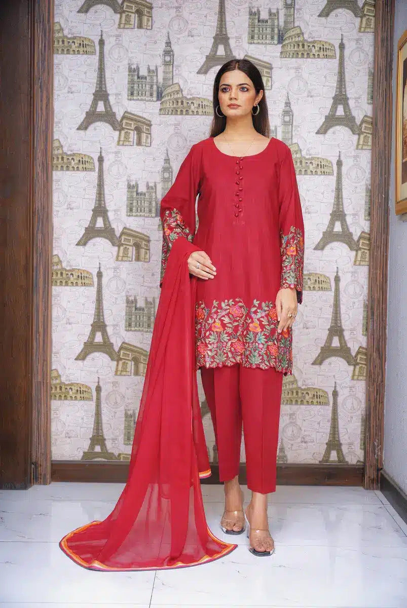 Hoorain Basics | Slub Winter 23 | HB-MRN - Khanumjan  Pakistani Clothes and Designer Dresses in UK, USA