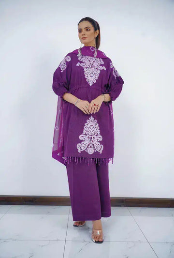 Hoorain Basics | Slub Winter 23 | HB-PPL - Khanumjan Pakistani Clothes and Designer Dresses in UK, USA