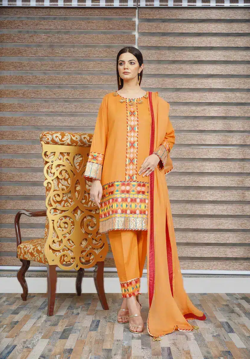 Hoorain Basics | Slub Winter 23 | HB-ORNG - Khanumjan  Pakistani Clothes and Designer Dresses in UK, USA