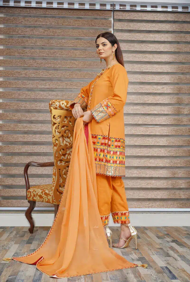 Hoorain Basics | Slub Winter 23 | HB-ORNG - Khanumjan  Pakistani Clothes and Designer Dresses in UK, USA