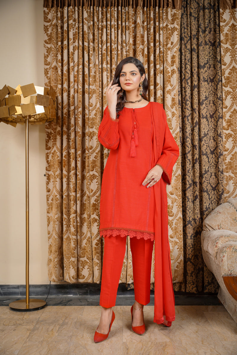 Hoorain Basics | Slub Winter 23 | HB-RD - Khanumjan  Pakistani Clothes and Designer Dresses in UK, USA