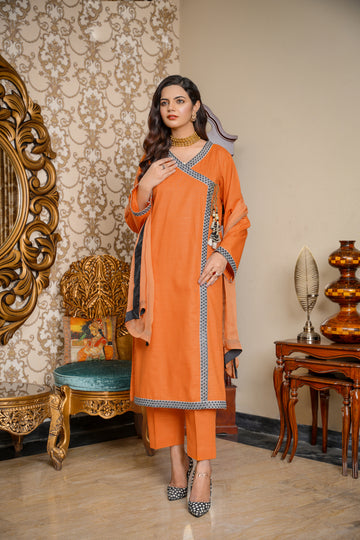 Hoorain Basics | Slub Winter 23 | HB-ORN - Khanumjan Pakistani Clothes and Designer Dresses in UK, USA