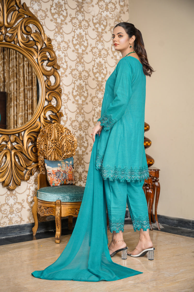 Hoorain Basics | Slub Winter 23 | HB-GRN - Khanumjan  Pakistani Clothes and Designer Dresses in UK, USA